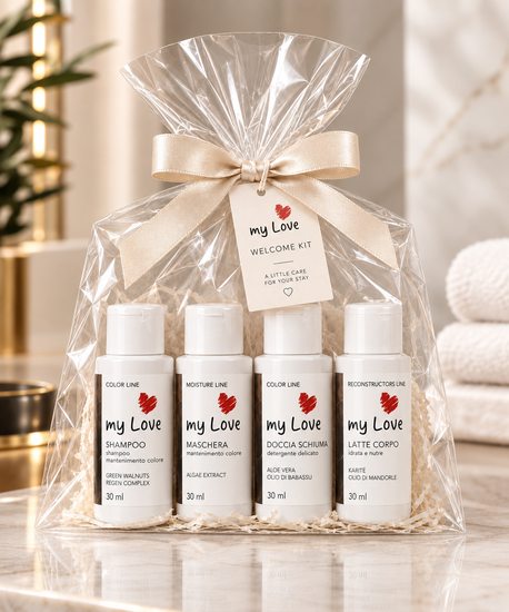 Kit cortesia myLove con quattro prodotti in confezione