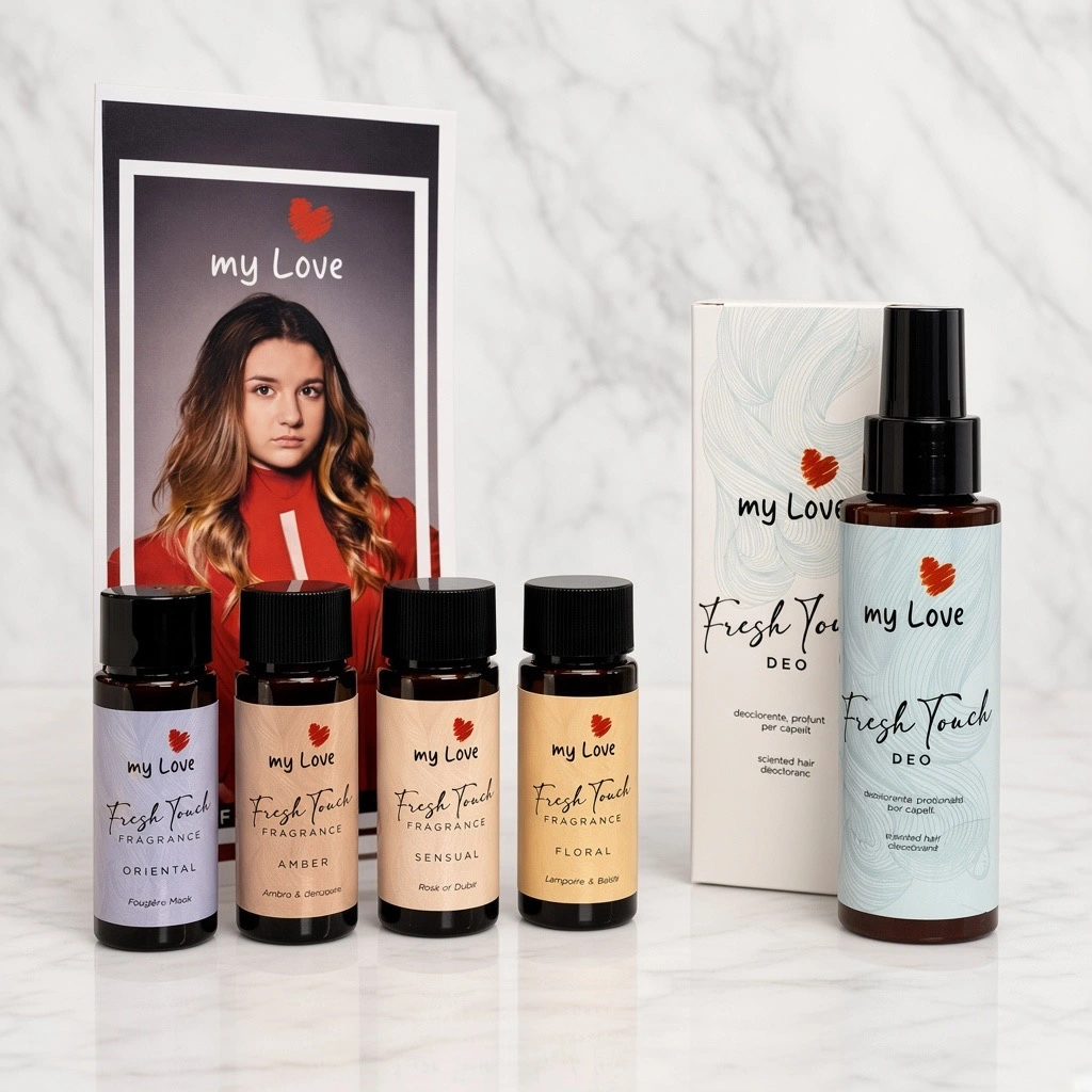 La collezione originale Fresh Touch myLove: deodorante e quattro fragranze