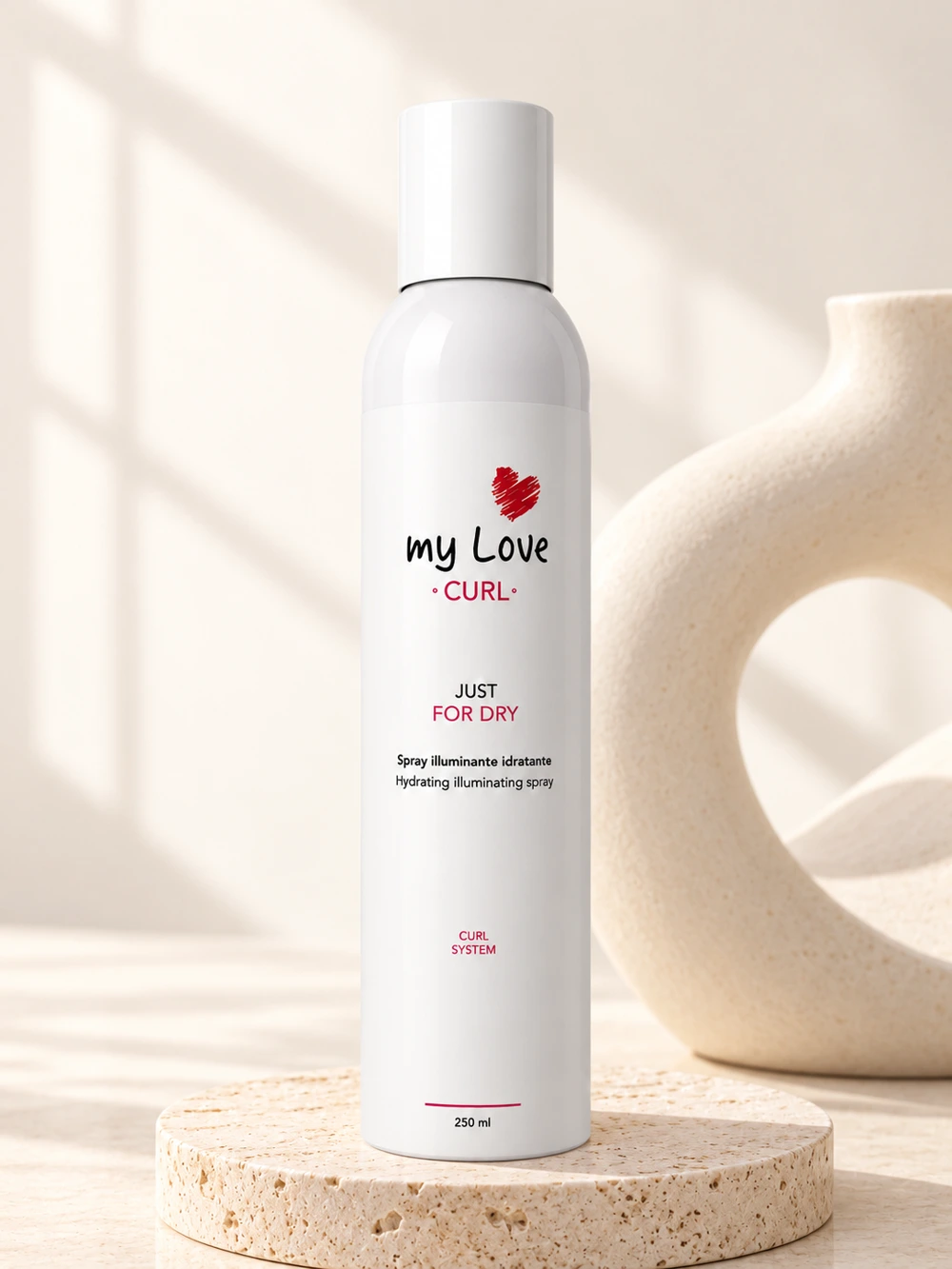 myLove Just for Dry, prodotto su sfondo chiaro